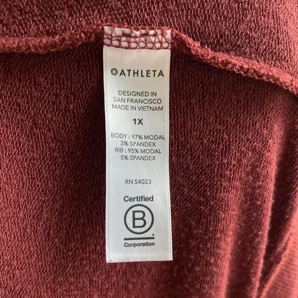 Athleta Pranayama long open cardigan sweater size 1X - Picture 4 of 5